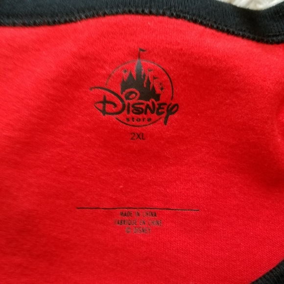 Disney Incredibles 2 Elastica short sleeve t-shirt ringer red black - Picture 4 of 8